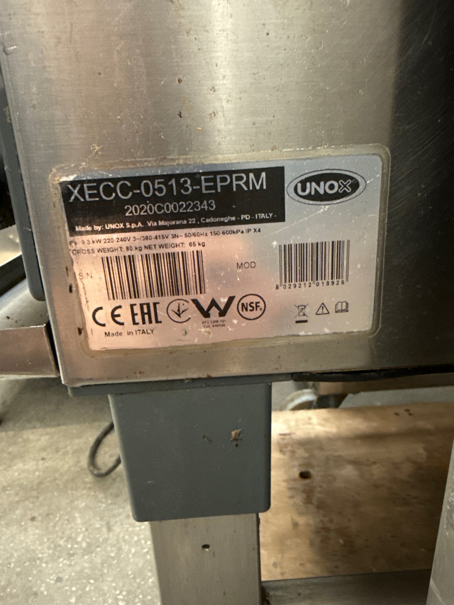 UNOX Combi Oven XECC-0513-EPR - Grade A (Great)